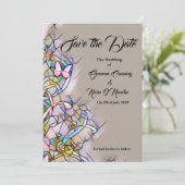 Vat sparen de DatumKaart Save The Date (Staand voorkant)