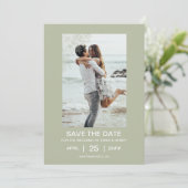 Vat sparen de DatumKaart Save The Date (Staand voorkant)