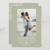 Vat sparen de DatumKaart Save The Date (Voorkant / Achterkant)