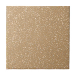 Vat Tan Brown Crackle Glaze Vaste kleur Tegeltje