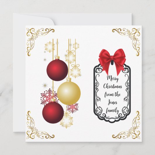 Vat wenskaart feestdagenkaart (Voorkant)