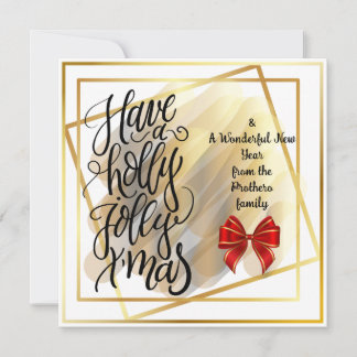 Vat wenskaart feestdagenkaart