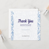 Vat Wenskaart Kaart (Voorkant / Achterkant in situ)