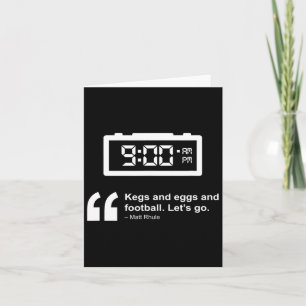 Vaten En Eieren En Voetbal  Kaart