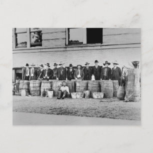 Vaten illegale drank, 1922 briefkaart