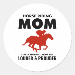 Vaten racen Rodeo Paardrijden Ronde Sticker