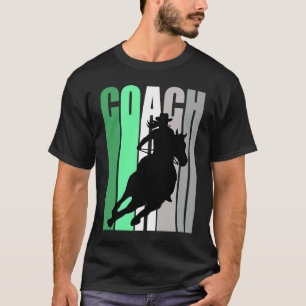 Vaten Racer Coach Instructeur Cowgirl Hoed Westers T-shirt