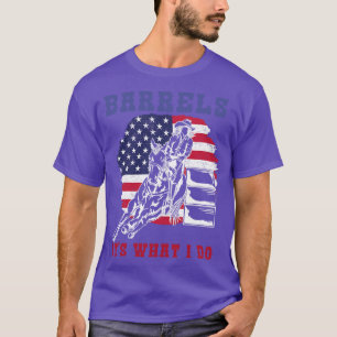 Vaten zijn wat ik doe ik paardrijden 4 t-shirt