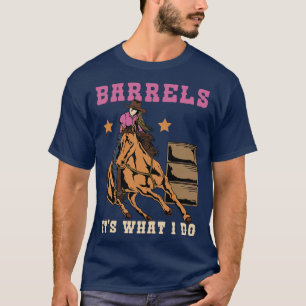 Vaten zijn wat ik doe in paardrijden t-shirt