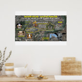 Vaticaan Martian Star Map-1 Poster (Keuken)