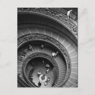 Vaticaan Museum Spiral Staircase Briefkaart