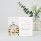 Vaticaan Rome Italië : details over het landschap Informatiekaartje (Staand voorkant)