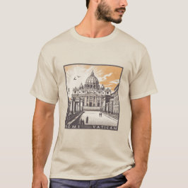 Vaticaan Rome Italië Europa T-shirt