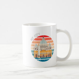 Vaticaan Rome Italië Mijn Stad Italiaanse Cultuur Koffiemok