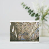 Vaticaan Sistine Chapel Briefkaart (Staand voorkant)