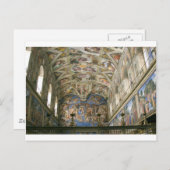 Vaticaan Sistine Chapel Briefkaart (Voorkant / Achterkant)
