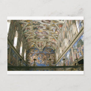 Vaticaan Sistine Chapel Briefkaart