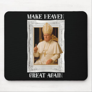 Vaticaan weer groot grappig Paus Trump Retro Ch Muismat