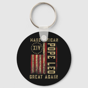 Vaticaan weer groot Shirt, paus Leo XIV Ameri Sleutelhanger