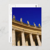 vaticaankolommen blauw briefkaart (Voorkant / Achterkant)