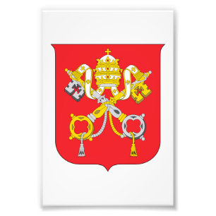 Vaticaans land wapen symbool embleem vlag foto afdruk