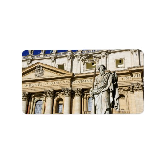 Vaticaans museum etiket (Voorkant)