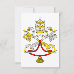 Vaticaans Wapen Heilige kaart