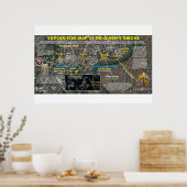 Vaticaanse sterrenkaart poster (Keuken)