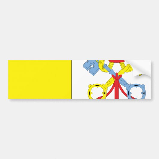 Vaticaanstad Bumpersticker (Voorkant)