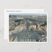Vaticaanstad panorama-ansicht ansichtkaart briefkaart (Voorkant / Achterkant)