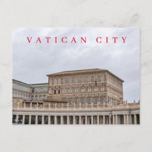 Vaticaanstad Paus residentie uitzicht ansichtkaart Briefkaart