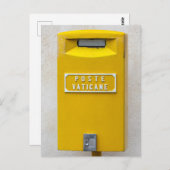 Vaticaanstad postbus uitzicht briefkaart (Voorkant / Achterkant)