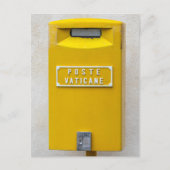 Vaticaanstad postbus uitzicht briefkaart (Voorkant)