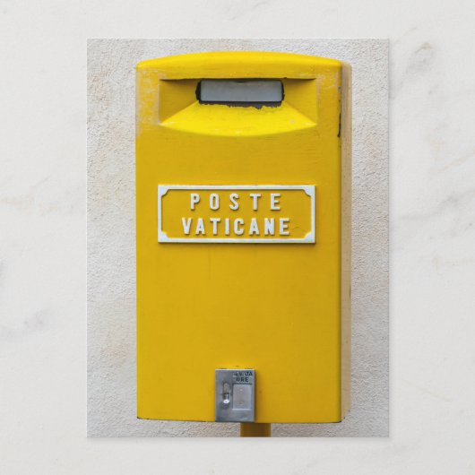 Vaticaanstad postbus uitzicht briefkaart (Voorkant)