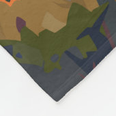 Vaticaanstad Reizen Kunst Vintage Fleece Deken (Hoek)