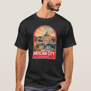 Vaticaanstad Reizen Kunst Vintage T-shirt