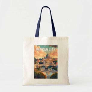 Vaticaanstad Reizen Kunst Vintage Tote Bag