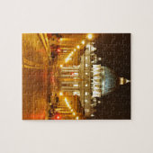 Vaticaanstad Rome, Italië 's nachts Legpuzzel (Horizontaal)