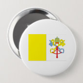 Vaticaanstad Ronde Button 4,0 Cm (Voorkant /achterkant)