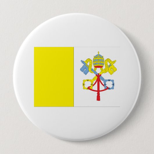 Vaticaanstad Ronde Button 4,0 Cm (Voorkant)