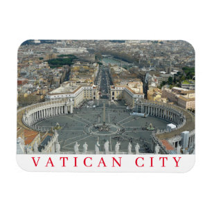 Vaticaanstad St Peter Square uitzicht fridge magne Magneet