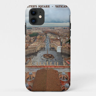 Vaticaanstad - St Peters Square Uitzicht iPhone 11 Hoesje