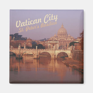 Vaticaanstad St Peters Twilight Fridge Magnet Magneet