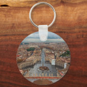Vaticaanstad - Uitzicht uit de Basilica van Sint-P Sleutelhanger (Voorkant)