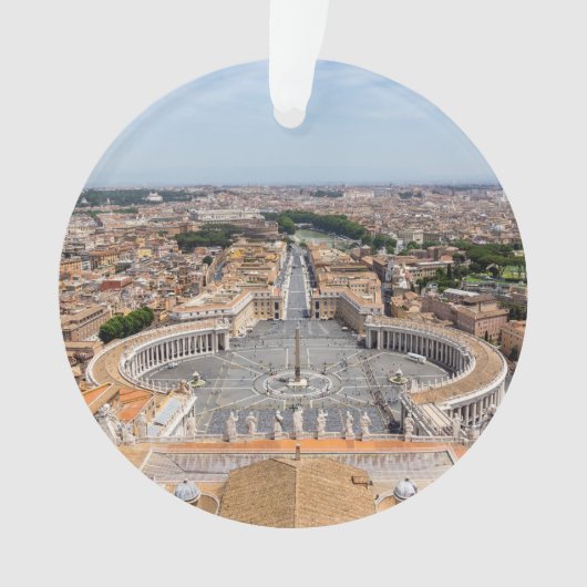 Vatican, Italie : Vue aérienne Carré de Saint-Pier (devant)