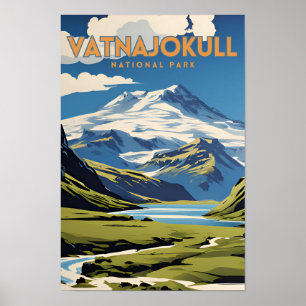 Vatnajokull National Park Poster
