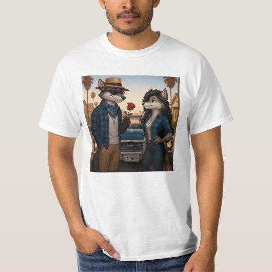 Vato Lobo "Valentines" T-shirt (Voorkant)
