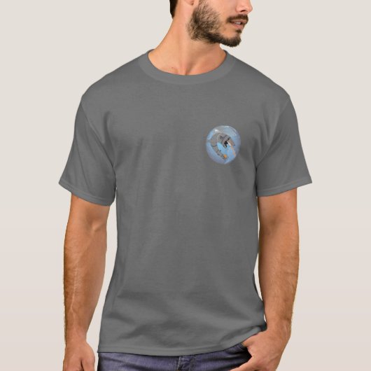 VATR Common Module haaien met lasers T-shirt (Voorkant)