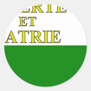 Vaud, Zwitserland Ronde Sticker