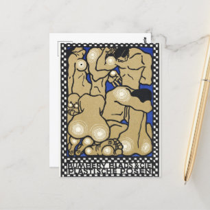 Vaudeville Act 4: Bumbery Blads & Cie, Plastic Pos Briefkaart